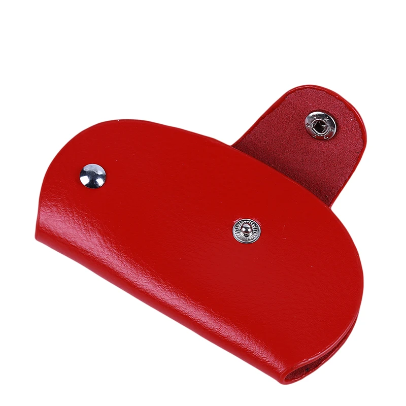 Искусственная кожа для мужчин и женщин кожаная сумка ключница держатель ключей