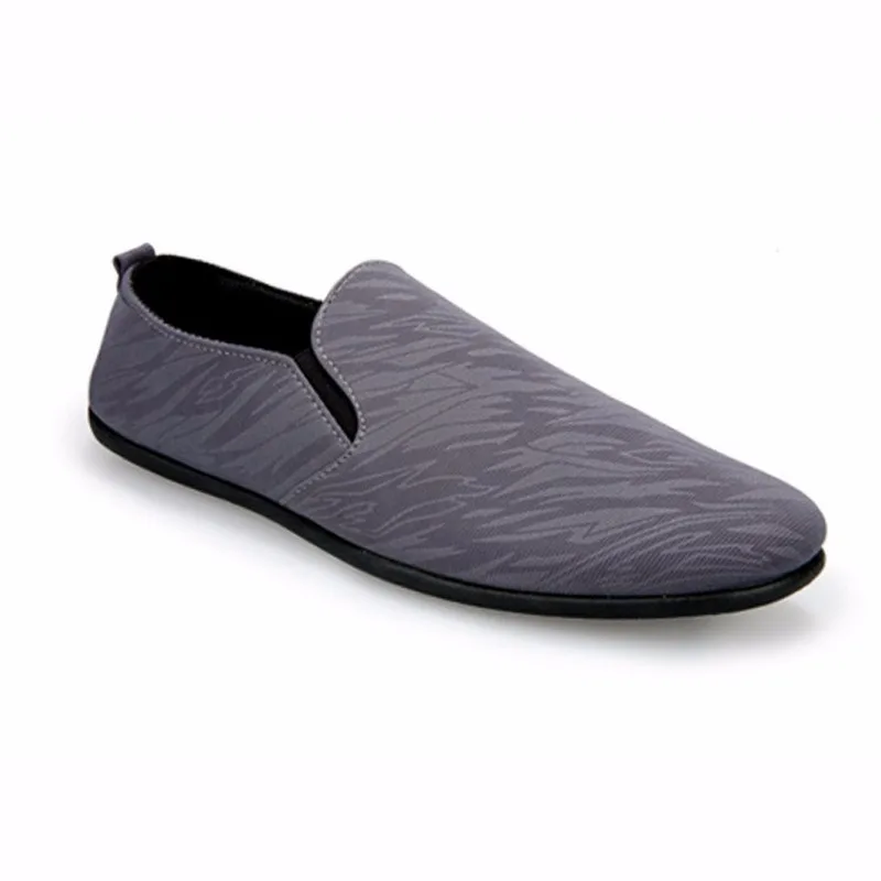 2020 Fashion Shoes Loafers Men Leather Casual Classic Canvas shoes High quality canvas flats men M14-75 |