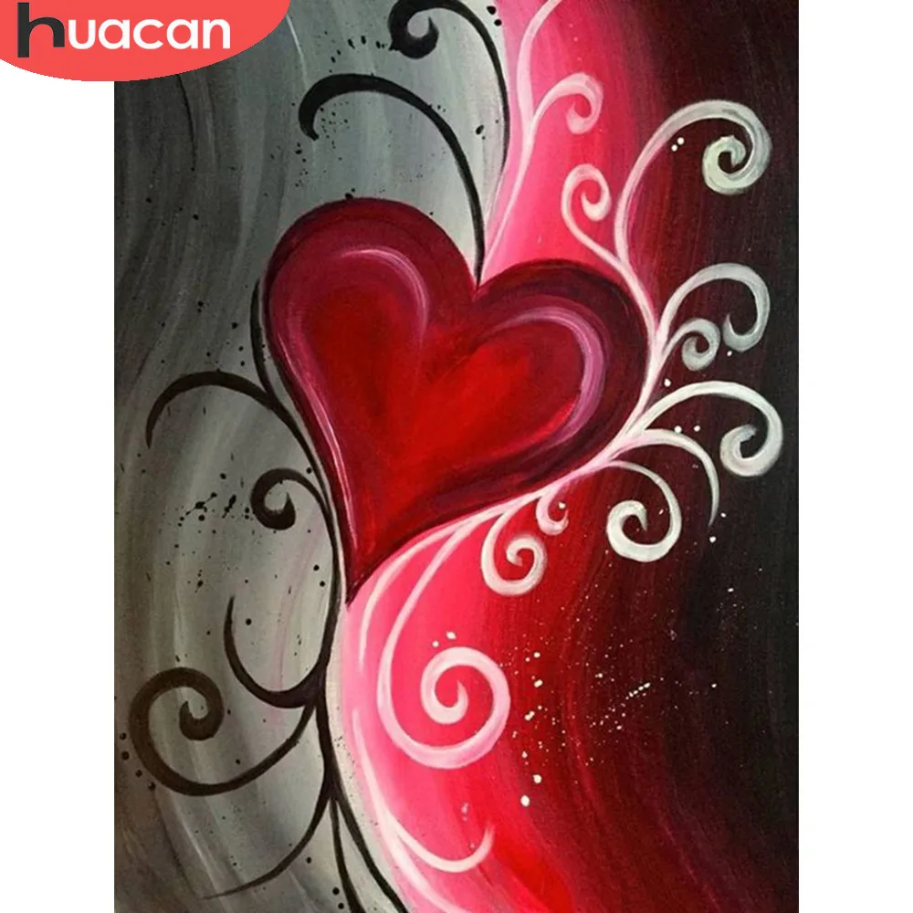 HUACAN 5D Алмазная вышивка цветы мозаика крестом подарок ручной работы|Алмазная и