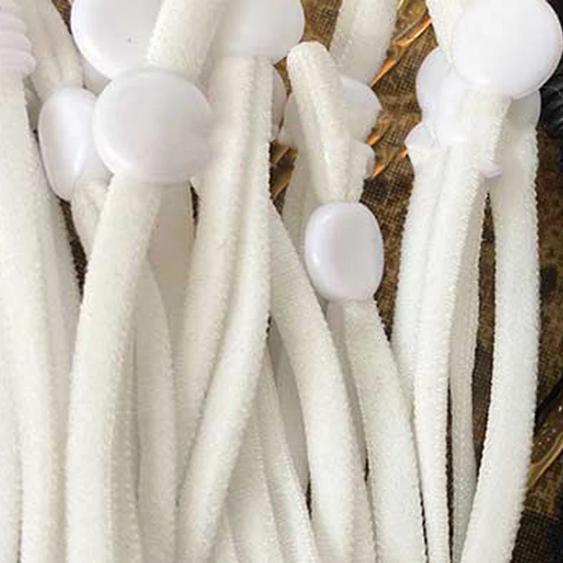 

400Pcs Elastic Band Rope Sewing Webbing Belt Shoelace Clothing Accessories