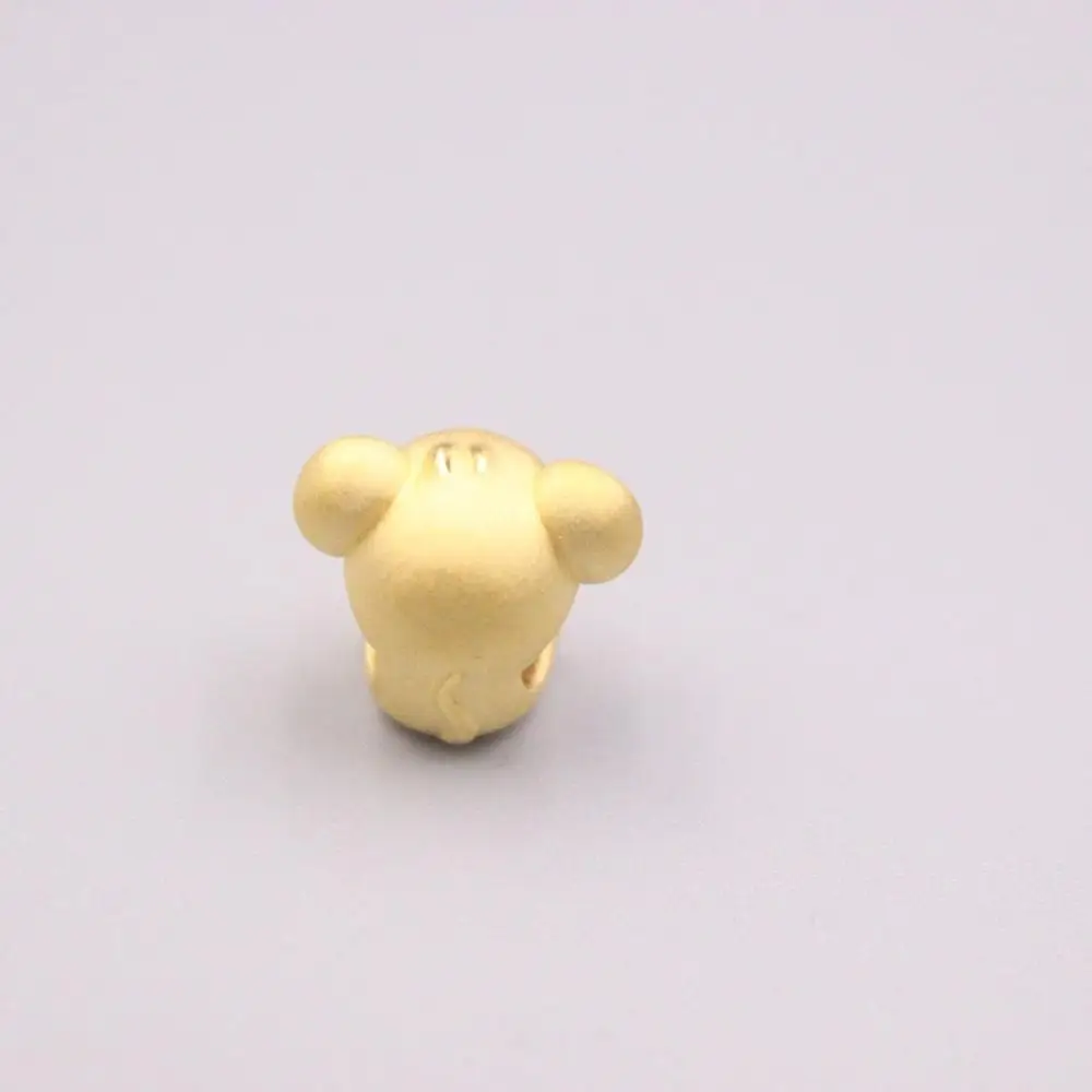 Золотое ювелирное изделие для девочек в форме сердца 3D твердые золотые подвески