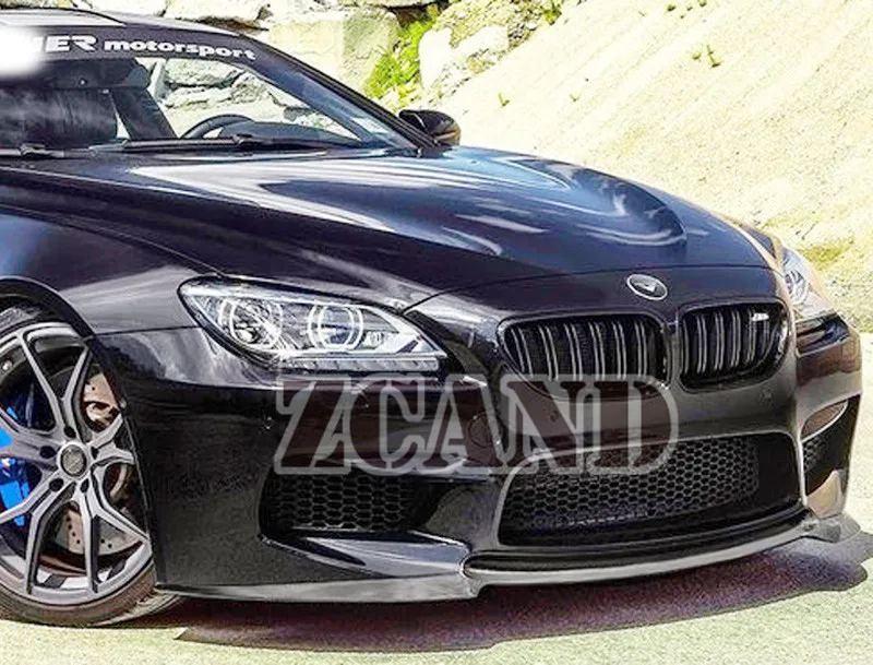 V образный передний спойлер для BMW 6 Series F06 F12 F13 M6 бампер 2012 и выше|Обвесы| |