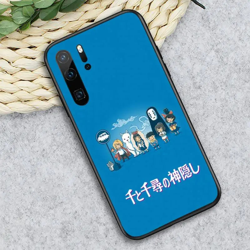 

Japan anime Spirited Away Phone Case For Huawei honor Mate P 10 20 30 40 i 9 8 pro x Lite smart 2019 nova 5t