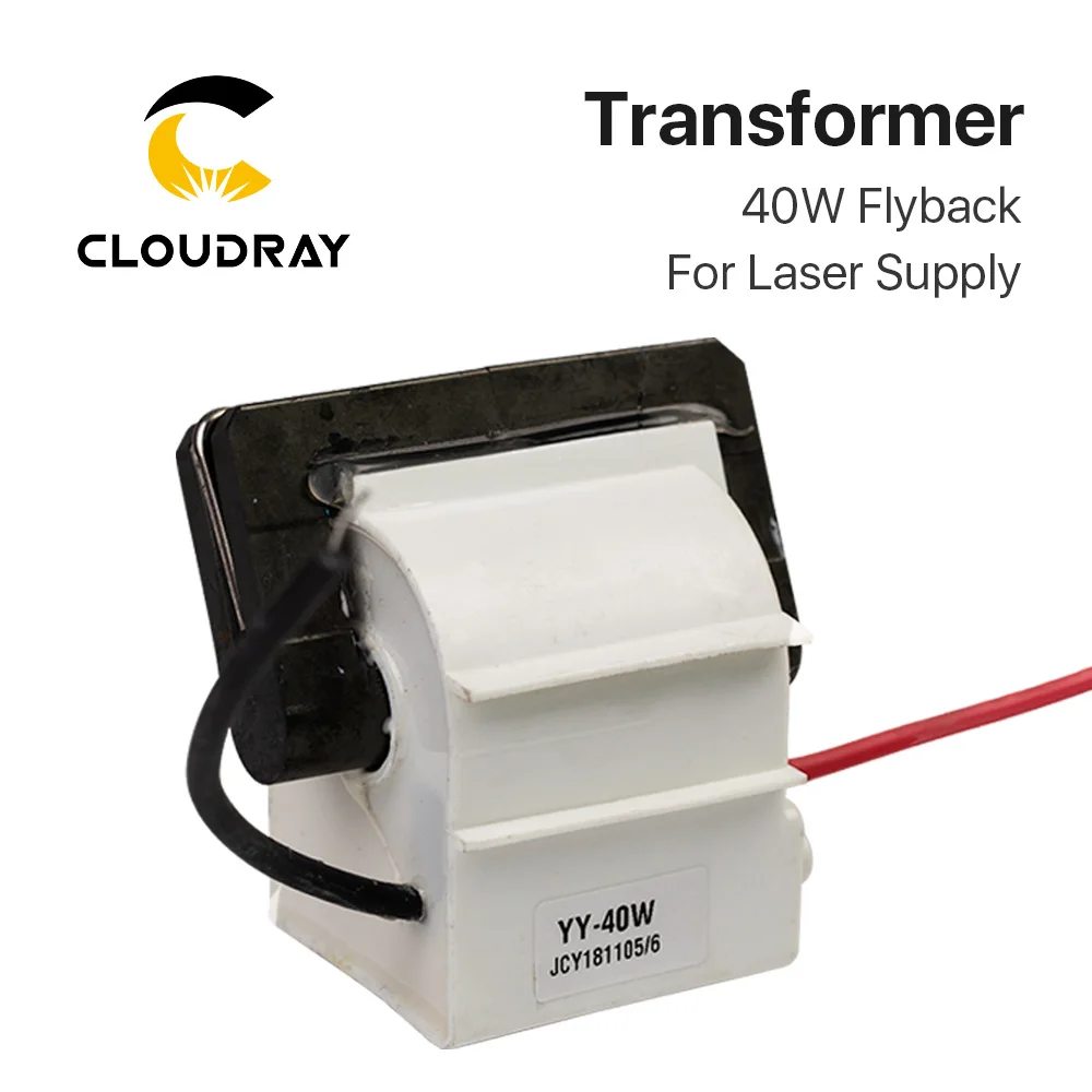 Cloudray 40 Вт Высокое напряжение Flyback трансформатор, Модель B для CO2 40 Вт лазерный источник питания