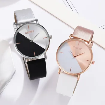 Fashion Ladies Watch For Women Quartz Watches Double Color Women's Hand Watches Elegant Women's Wrist Lovers Watch 2021 Bracelet 1