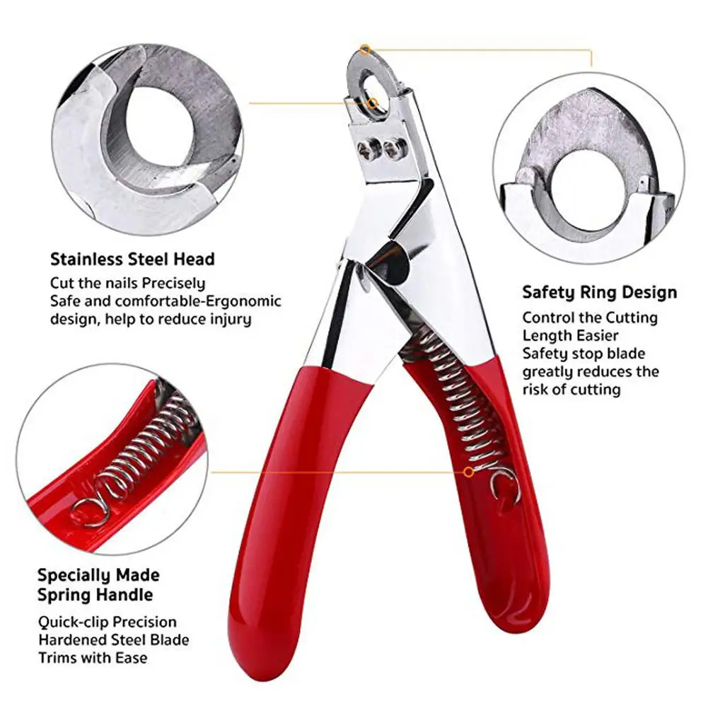 Professional Pet Cat Dog Nail Clipper Cutter Stainless Steel Grooming Scissors Clippers Claw with Paper Card | Дом и сад