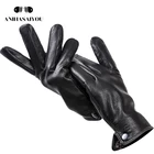 Мужские зимние перчатки Buckskin, простые перчатки для мужчин, прочные Мужские кожаные перчатки, зимние перчатки из натуральной кожи для мужчин-8011N