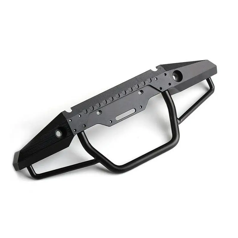 

Metal Front Bumper with 2 Led Light & Remote Control For Climbing Electric Winch Type 90046 Scx10ii Bumper B1W4