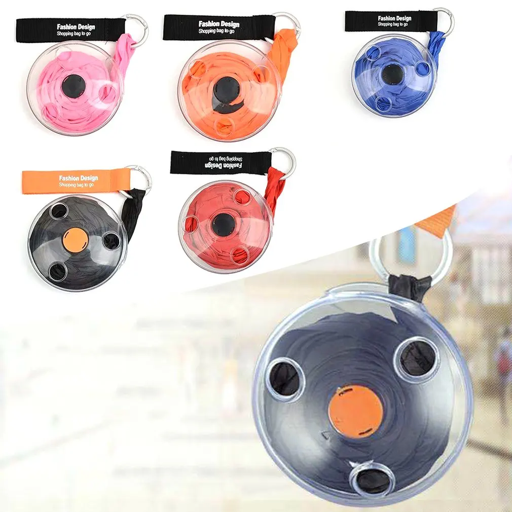 

Ultra small portable folding telescopic storage bag multifunctional storage bag small disc shopping bag