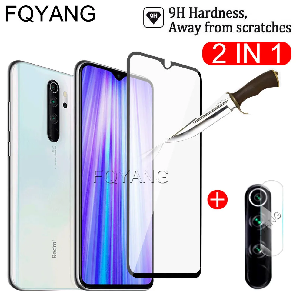 2 в 1 стекло камеры для Red mi Note 8 Pro закаленное экрана протектор Xiaomi Redmi 7 6 K20 9T CC9E A3