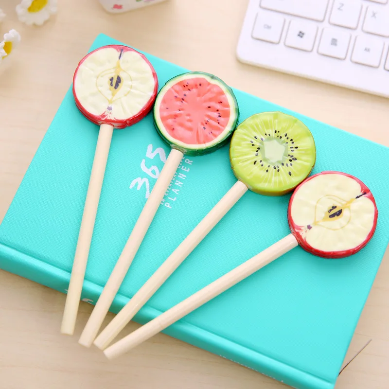 Шариковая ручка с фруктами новинка креативная Корейская 0 5 мм ручной работы