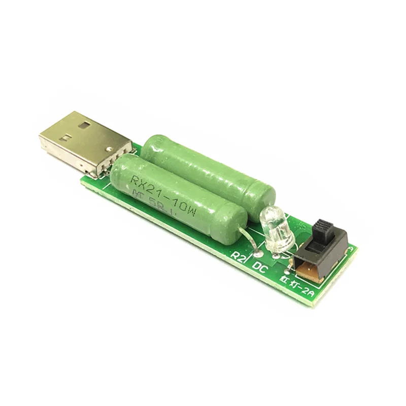 

With toggle switch USB charging current detection load instrument can be 2A/1A discharge aging resistance
