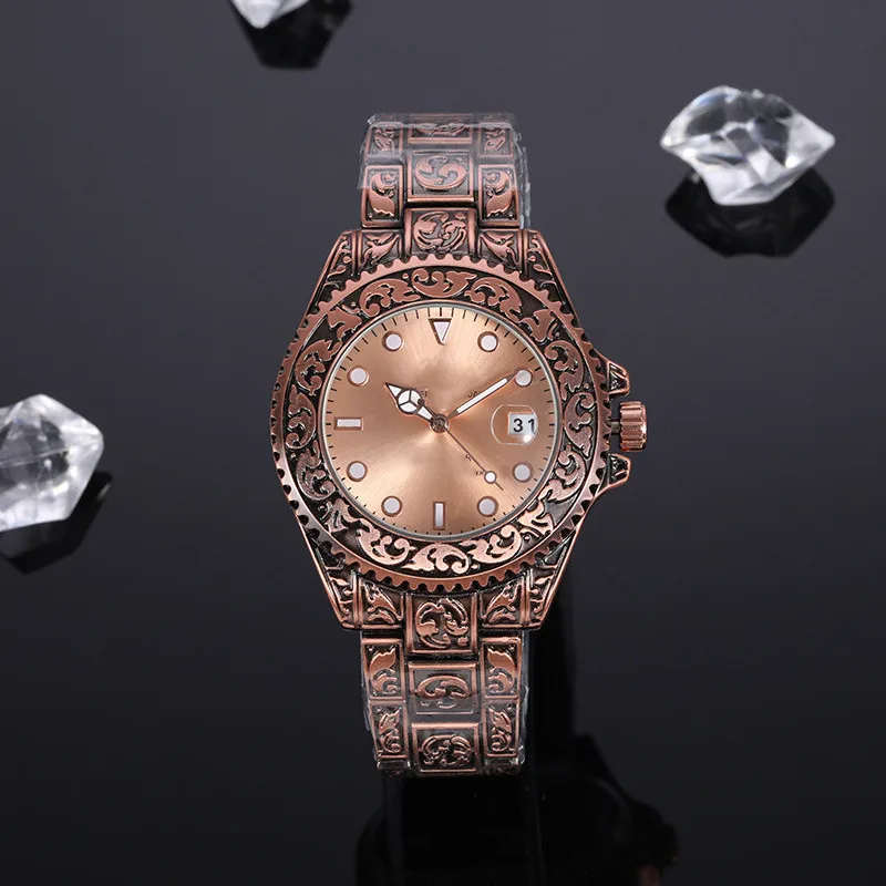 

2021 men's watch European and American carbon fiber grain fashion brand quartz watch Black pointer Sports Watch