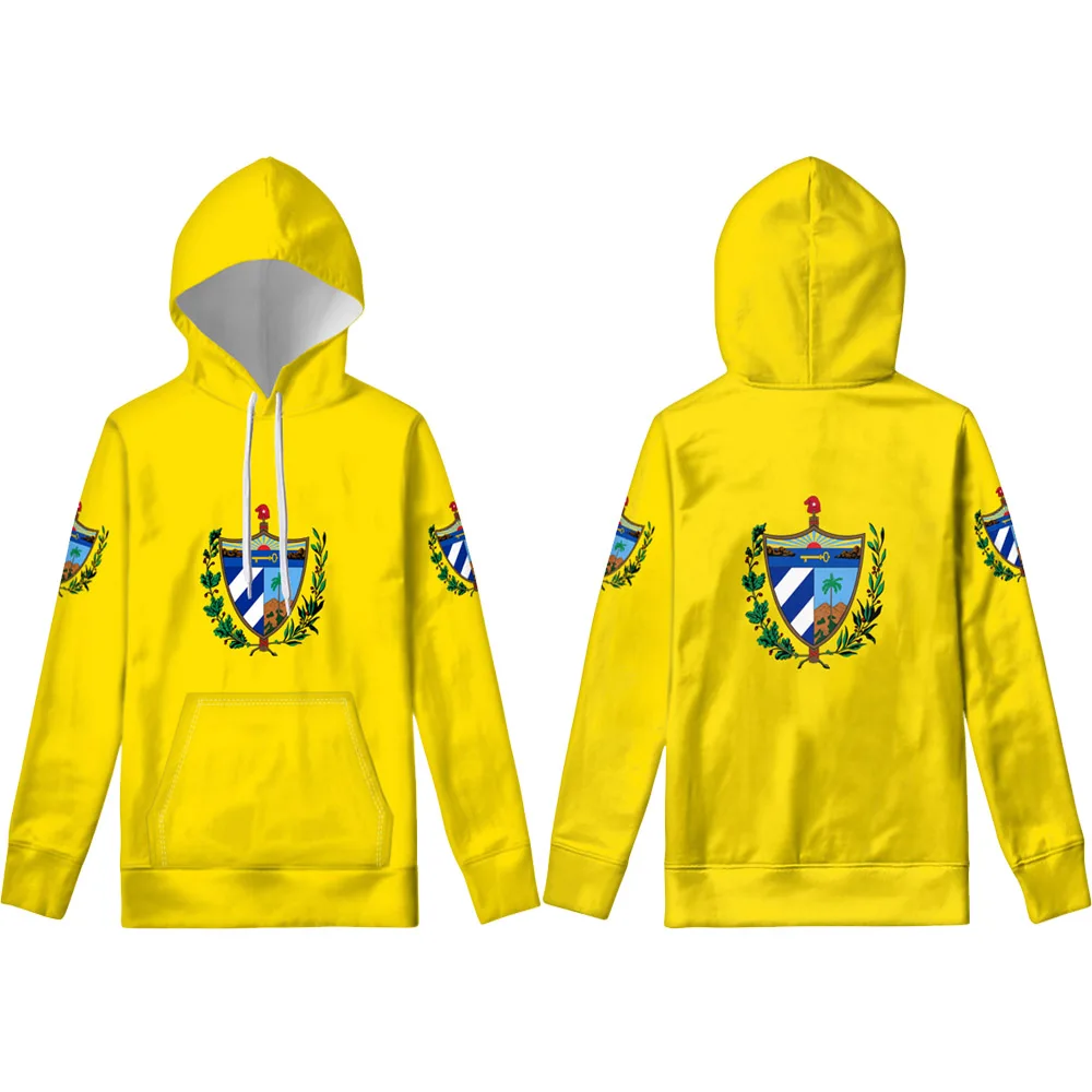 

CUBA pullover diy custom made name number sweatshirt nation flags spanish country cu Ernesto Guevara print photo cuban clothing