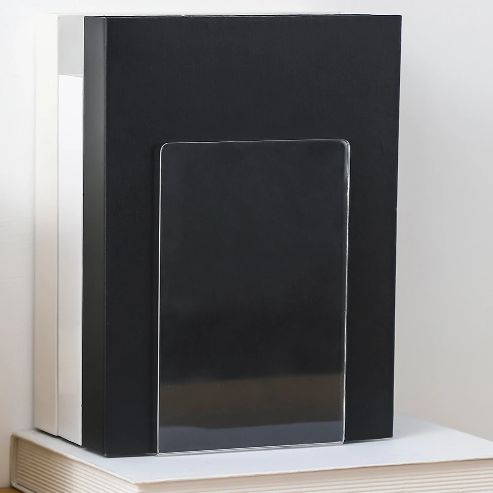 Акриловая полка для книг прозрачные книжные концы l-образная книжная стойка