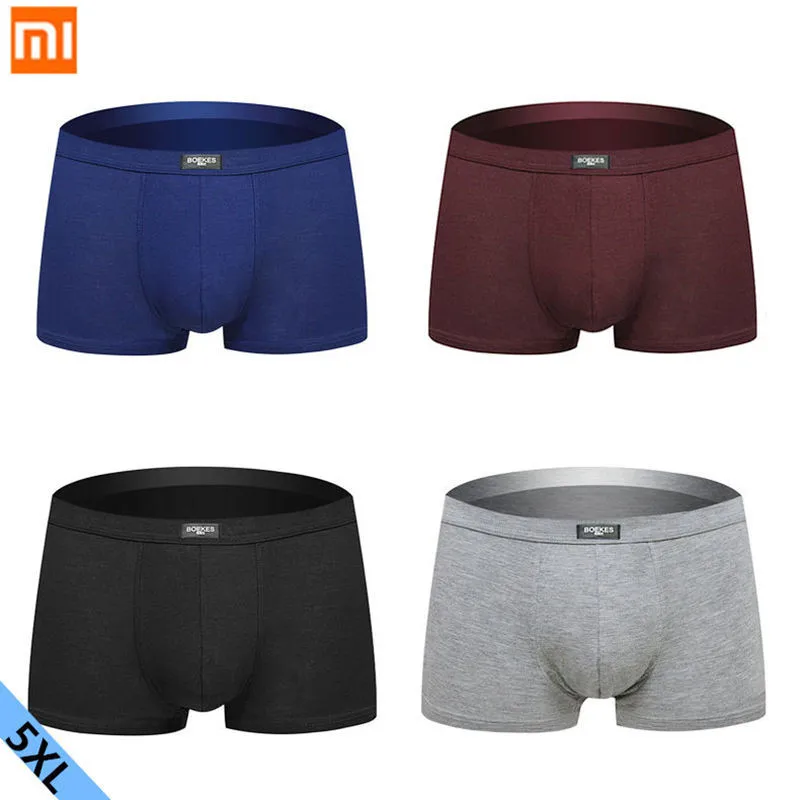 Нижнее белье для мужчин Xiaomi Mijia 4 шт. сексуальное нижнее большие размеры u образные