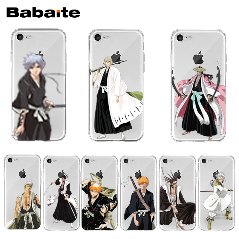 

Japanese Anime Bleach Phone Cover for iPhone 8 7 6 6S plus X xr Xs Max 5 5s 11 pro max Cover Conque Coque Shell