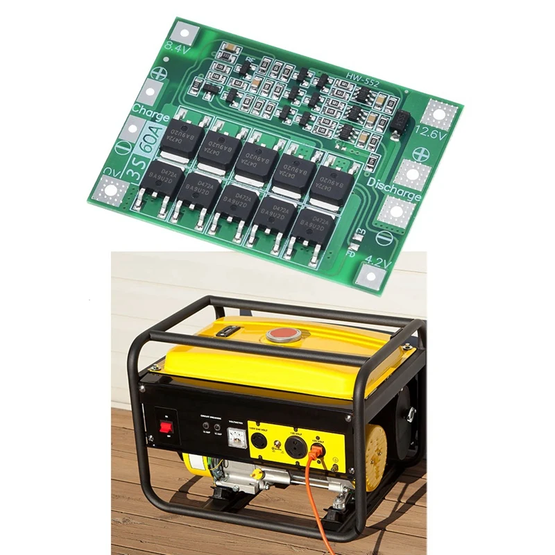 2 шт. защитная плата зарядного устройства для литий-ионных батарей 3S 60A двигателя