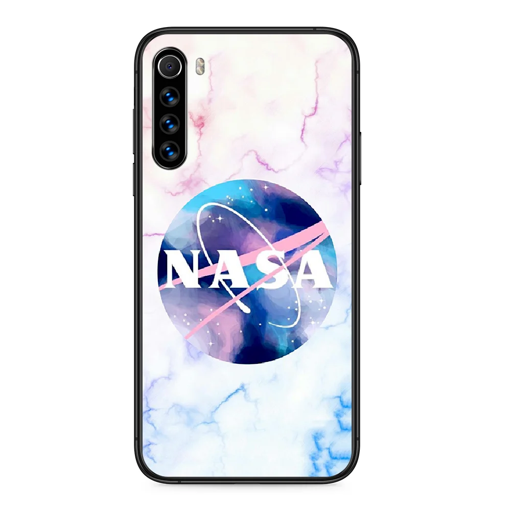

Space NASAS Phone case For Xiaomi Redmi Note 7 8 8T 9 9S 4X 7 7A 9A K30 Pro Ultra black Coque Silicone Cover Fashion Hoesjes