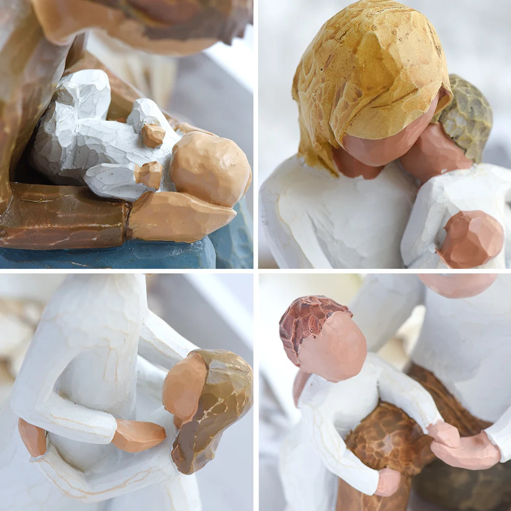

Warm Family Decor Happy Family Resin Creative Villain Sculpture Decor Home Decor Accessories Modern Gift Home Decora Accessories