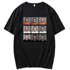 Футболка мужская с забавным принтом, модная тенниска с короткими рукавами, повседневная майка свободного покроя с надписью Robert Pattinson