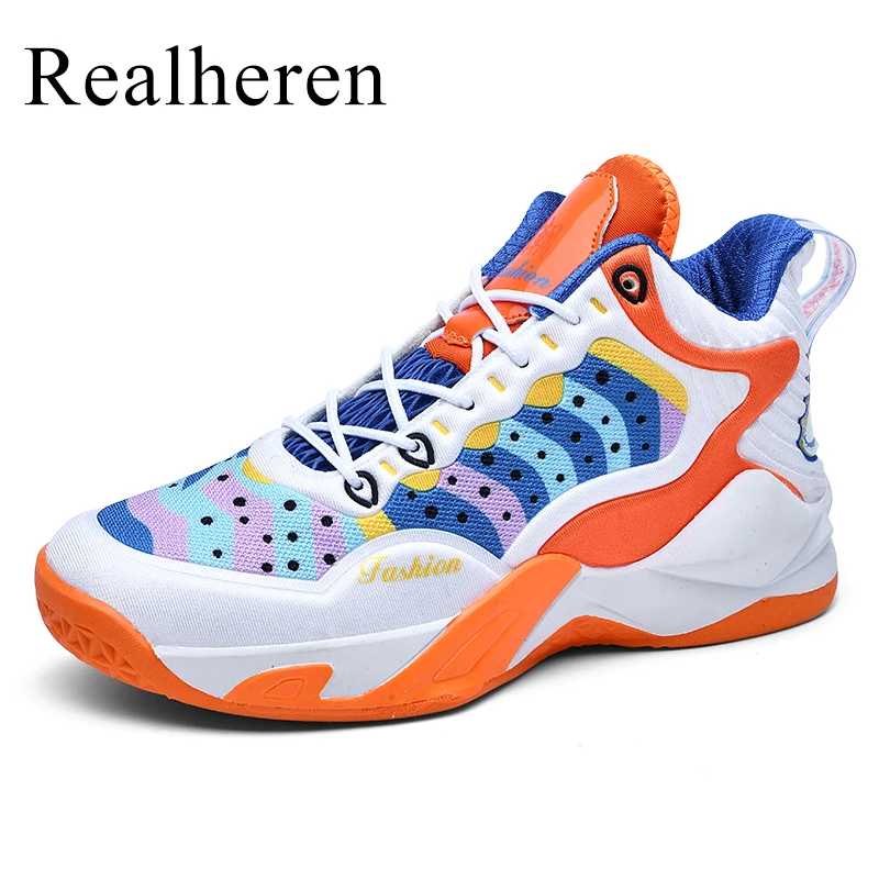 

Basketball Shoes Men Women Kids Sports High Top Sneakers 2022 Trendy