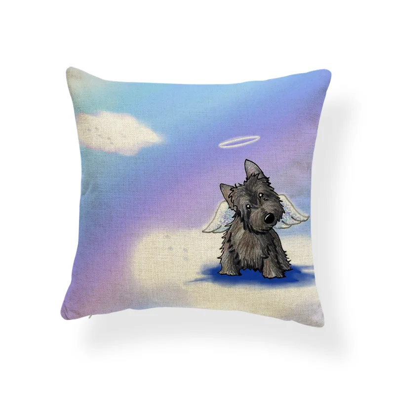 Милые декоративные наволочки из полиэстера и льна с изображением героев