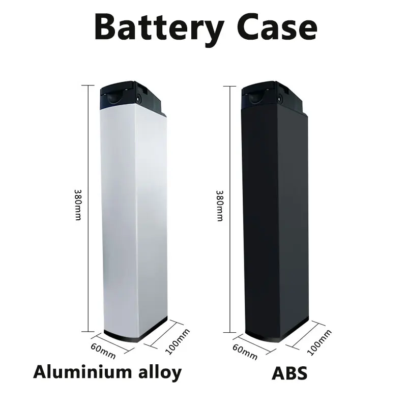 В наличии! Чехол для аккумулятора из алюминиевого сплава 48 в 60 в 12 Ач 15 Ач 18 Ач 20 Ач ABS коробка для электрического велосипеда