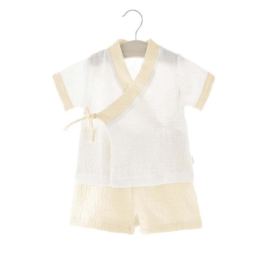 Детский традиционный японский костюм дышащее кимоно для новорожденных Пижама