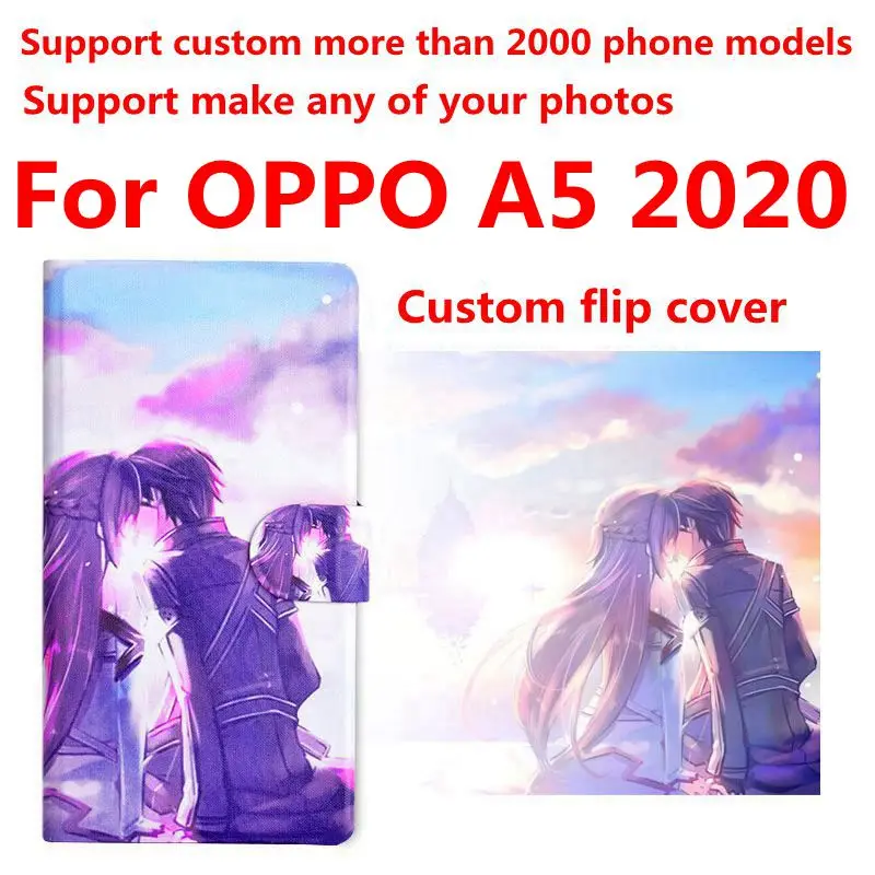 Чехол книжка из искусственной кожи для OPPO A5 2020|Бамперы| |