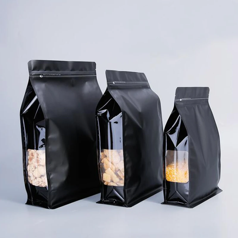 100 шт. цветные пластиковые многоразовые упаковочные пакеты с застежкой-молнией