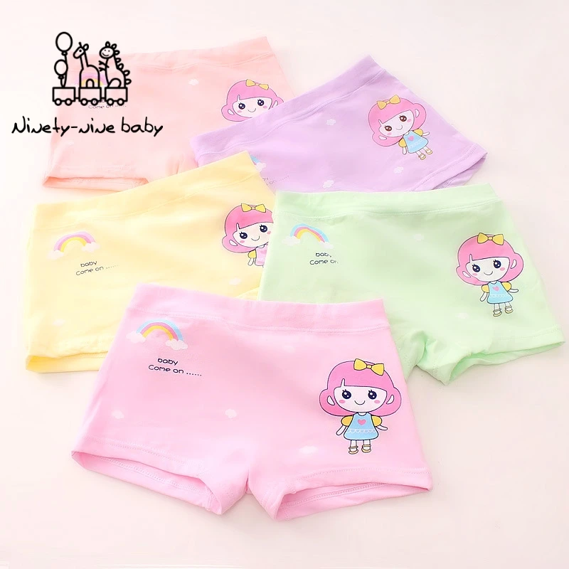 5 шт./Лот хлопковые трусы боксеры с принтом животных|Трусики| |