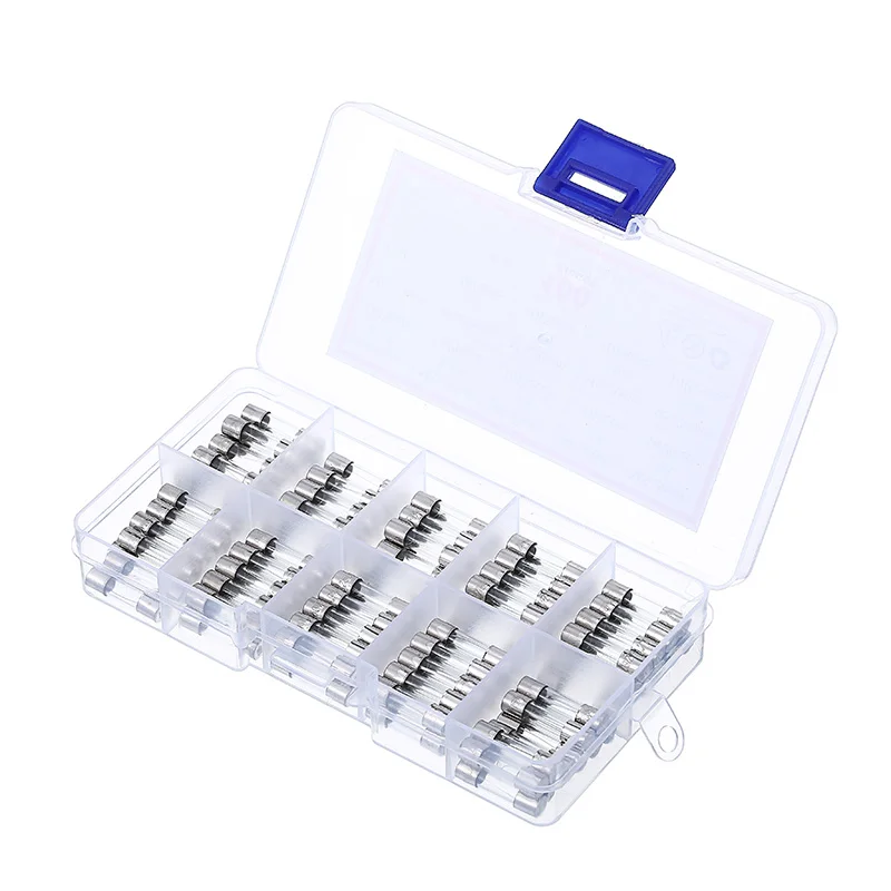 100 шт. Стекло трубка предохранители в ассортименте Наборы электрические