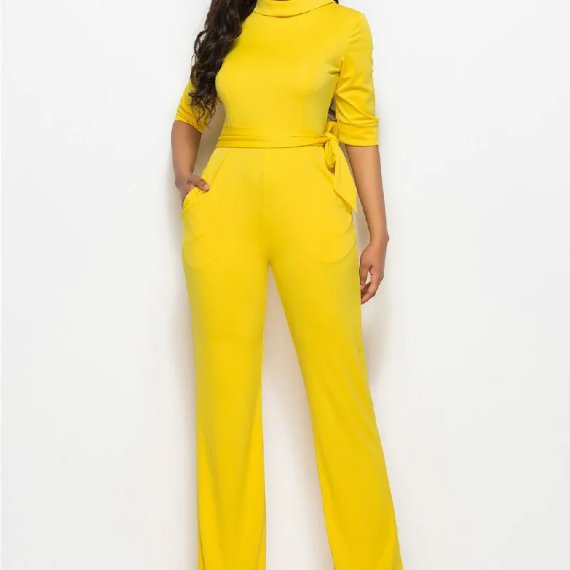 Соблазнительная Клубная одежда белый женский клубный комбинезон с широкими штанинами элегантные