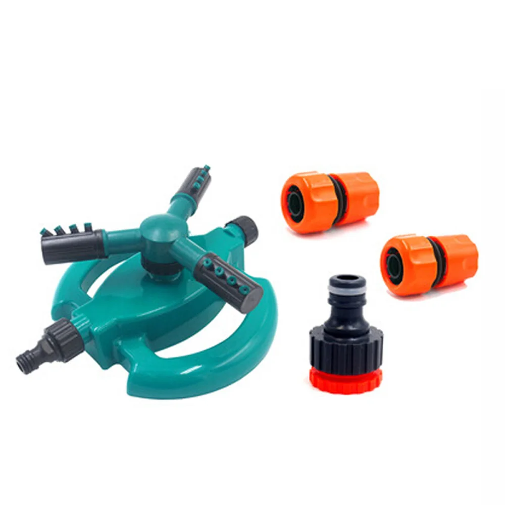 Спринклер для газона автоматический вращающийся на 360 градусов портативный