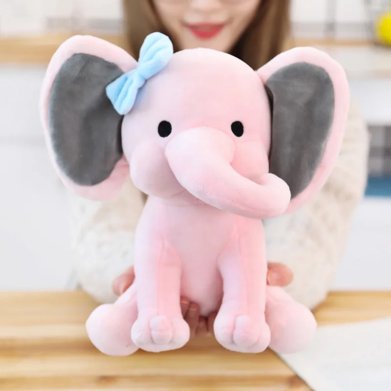 Слон плюшевые игрушки детская комната декоративные мягкие куклы для кукол 25 см