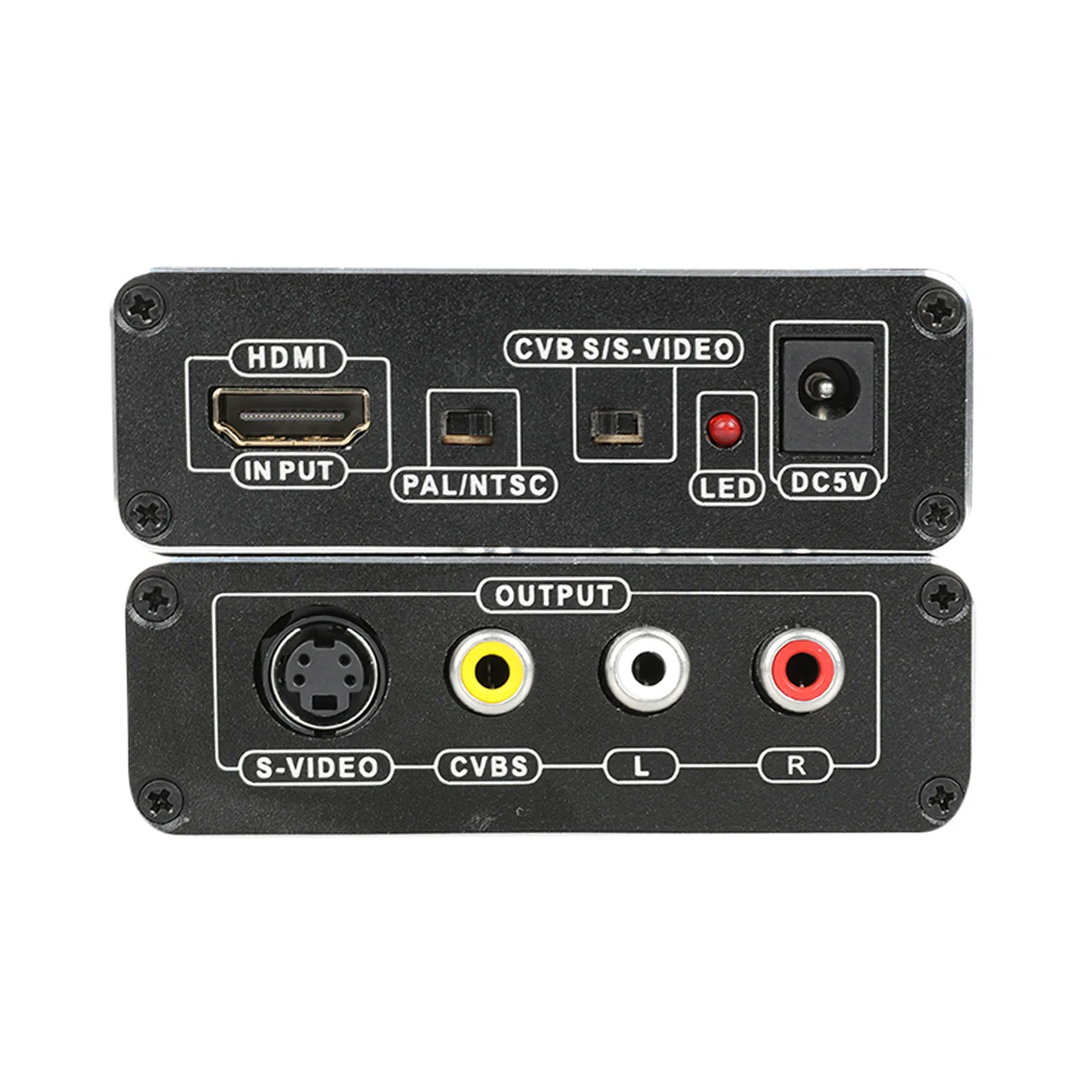 3rca Av Cvbs Композитный S-видео R/l аудио в Hdmi конвертер адаптер Поддержка 720p/1080p для Ps2
