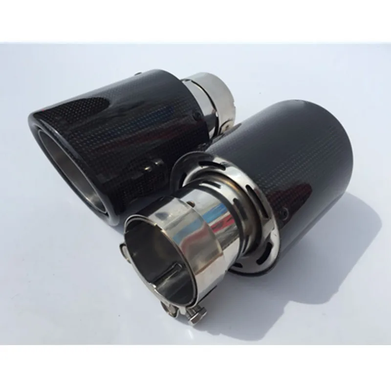 2 шт.: универсальный автомобильный глушитель выхлопной трубы Akrapovic наконечник из