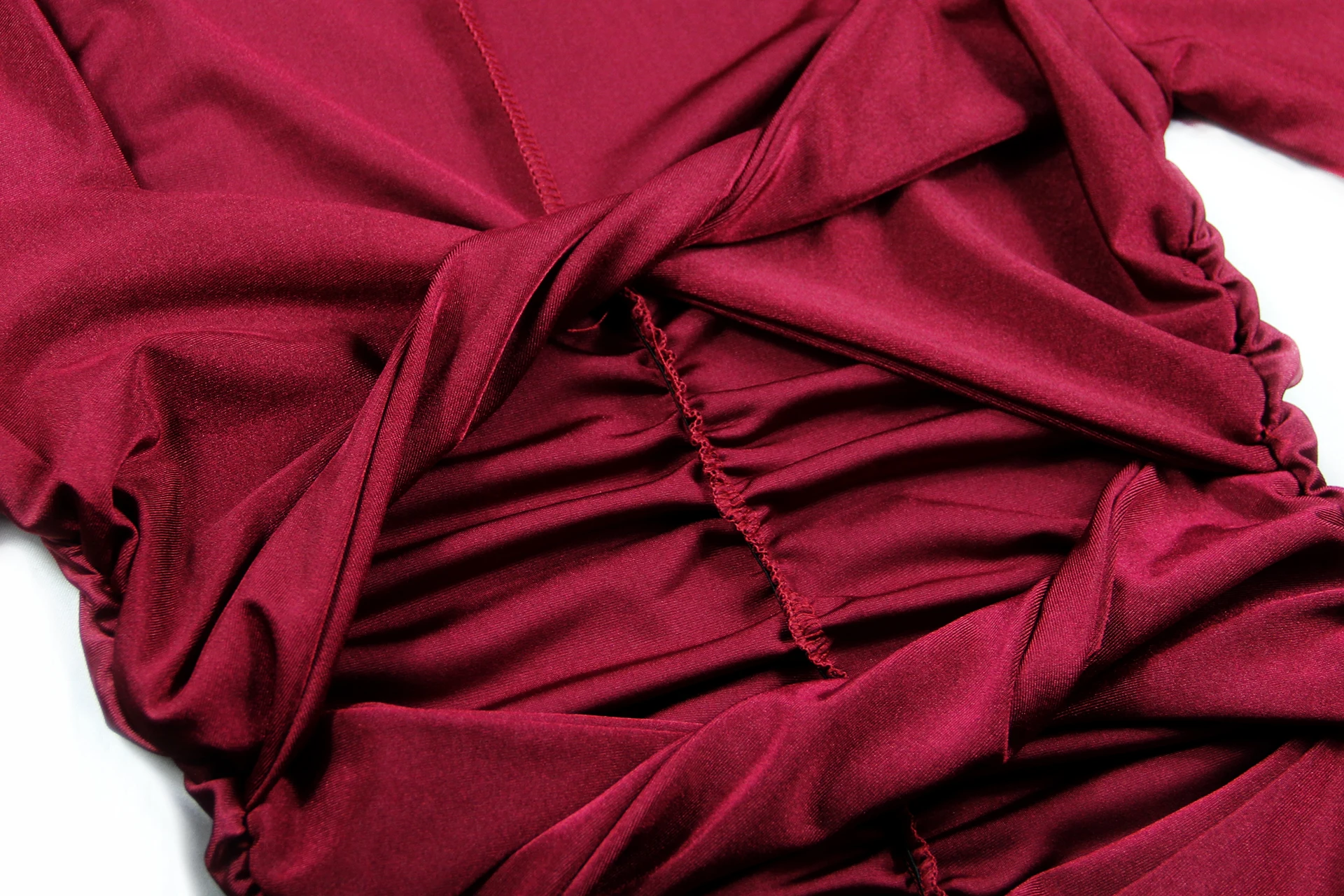 

Sexy Dress Bandage Vesstidos Long Sleeve Ruched Kleid Elegant Robe Women Dresses Summer SpringClothes For Woman Vestido Verano