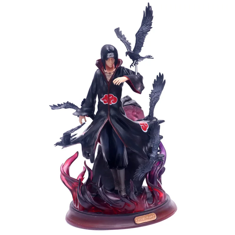 Мультфильм Аниме Наруто Shippuden Itachi ПВХ фигурка игрушки ГК Учиха Итачи с воронкой