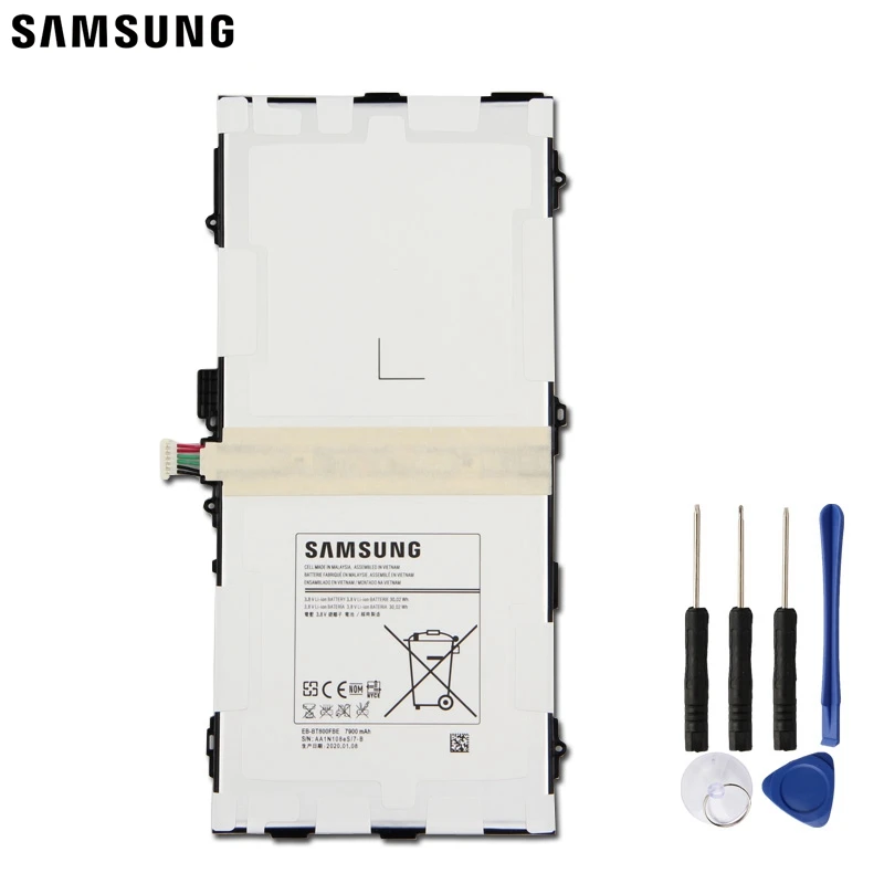 Samsung оригинальный запасной планшетный аккумулятор EB BT800FBC для GALAXY Tab S 10 5 SM T805c T800 T801