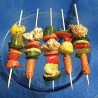 38135000 pieces of disposable barbecue wooden bamboo skewers kebab bowl bowl chicken mutton skewer fruit barbecue party 30 cm