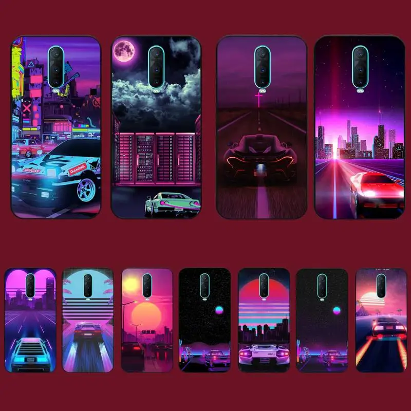 

TOPLBPCS Retro Futurism Phone Case for Vivo Y91C Y11 17 19 53 81 31 91 55 V17 11i 9 for oppo