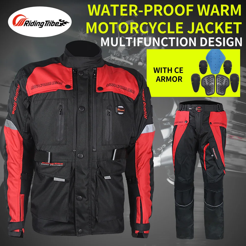 Мужская водонепроницаемая куртка и брюки для езды на мотоцикле|Куртки| |