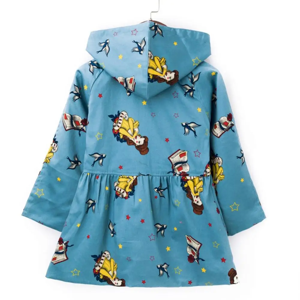 Детский плащ Осенняя детская куртка ветровка тонкая Стильная верхняя одежда