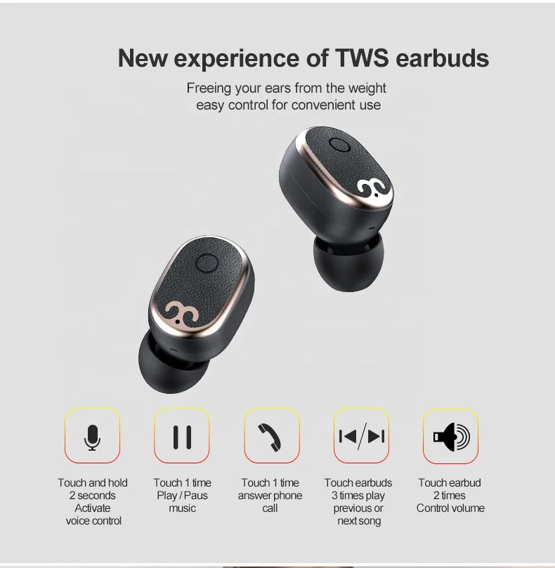 S17S наушники вкладыши TWS Bluetooth чистоты True Беспроводной Наушники гарнитура с