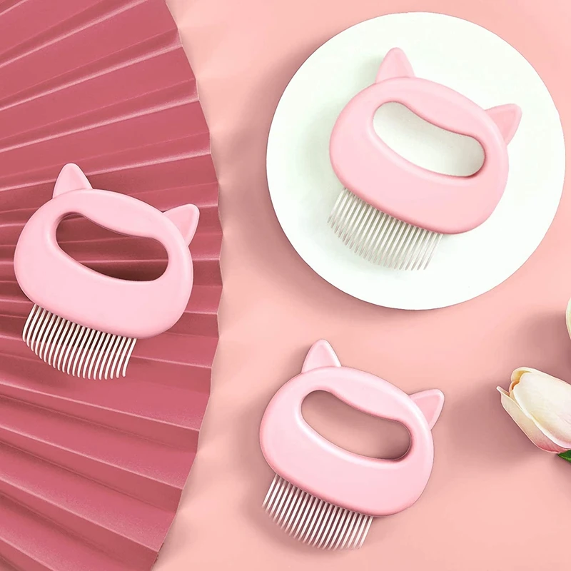 

Cat Comb 3 Pieces Pet Hair Removal Comb Cat Massage Comb Pet Hair Shedding Brush Pet Fur Grooming Brush