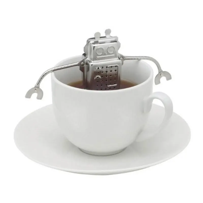 Creative Stainless Steel Robot Tea Infuser Manufacturer Direct Recyclable Strainer Tool | Дом и сад