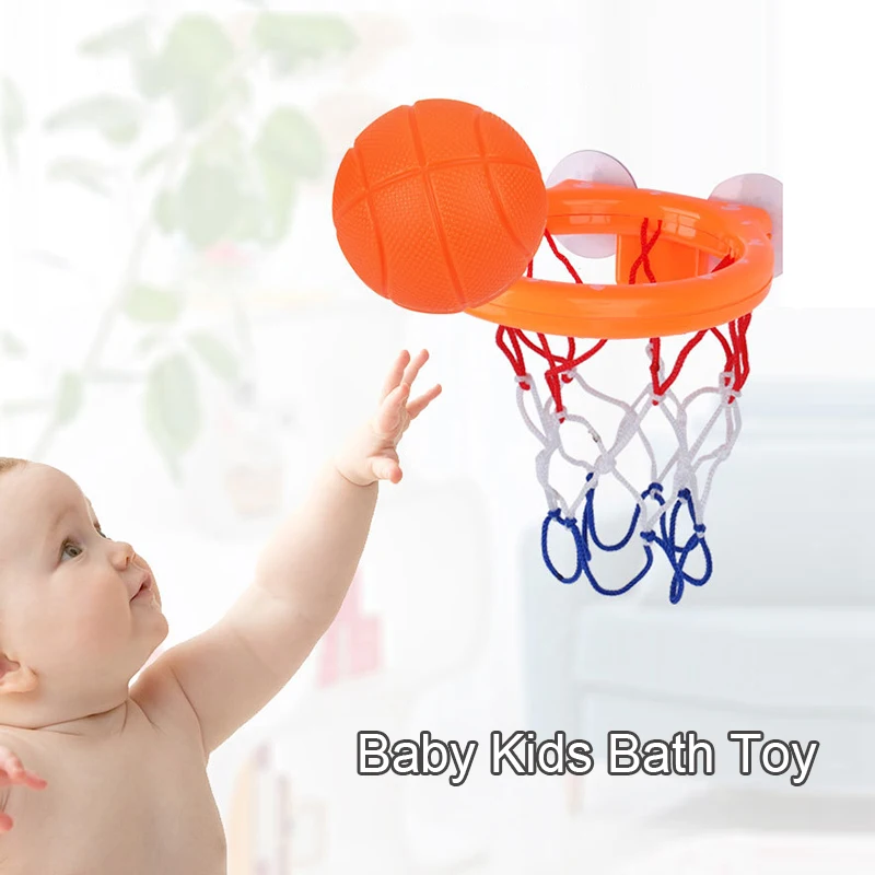 Детские игрушки баскетбольные обручи для ванной с 3 шариками игры в воду