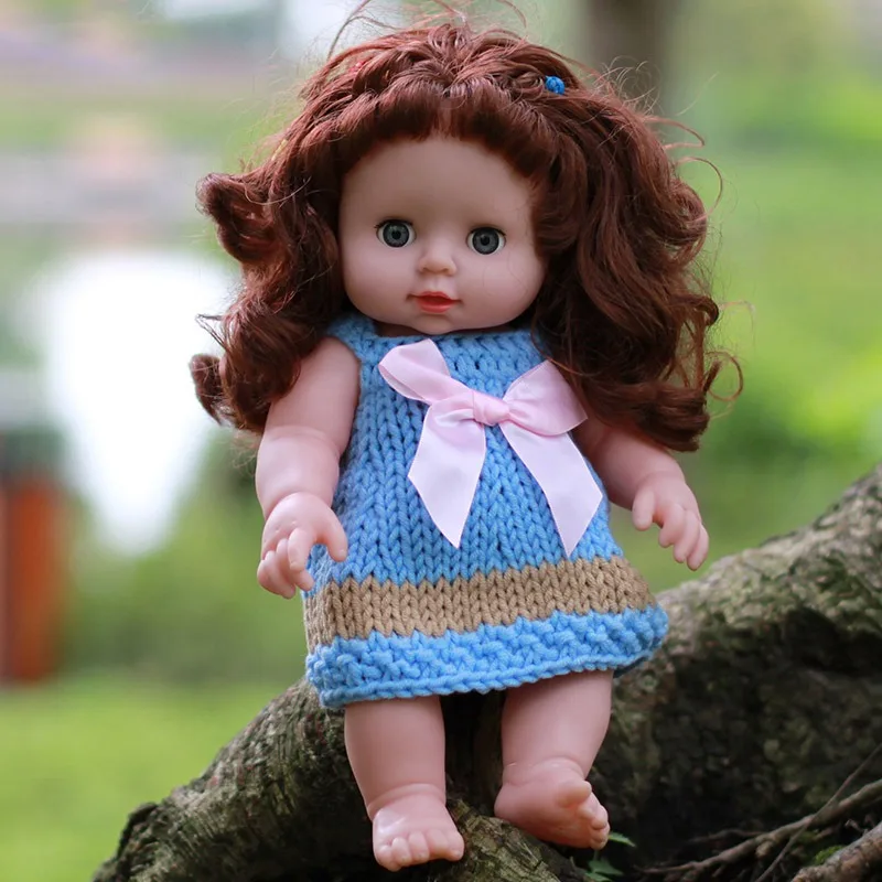 30 см детские куклы игрушки для девочек сопровождающая спящей кукла красивая по